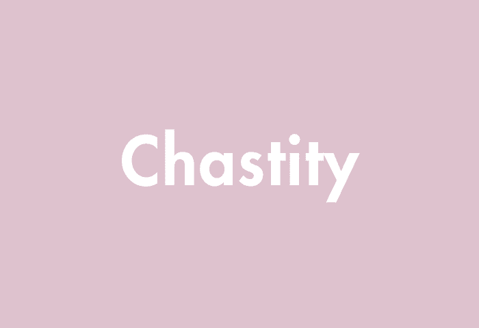 Chastity meaning