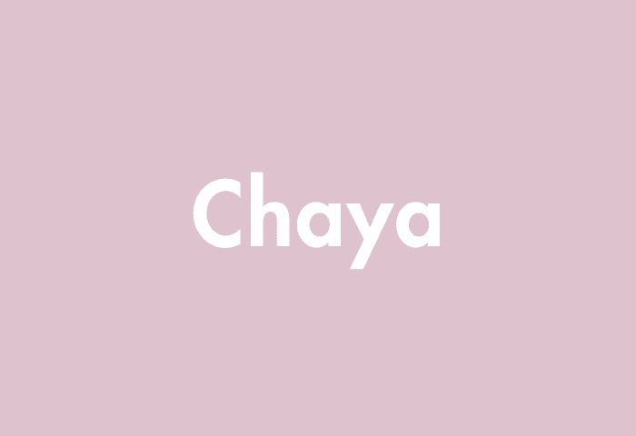 Chaya meaning