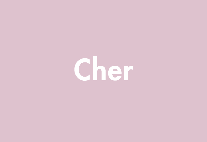 Cher meaning