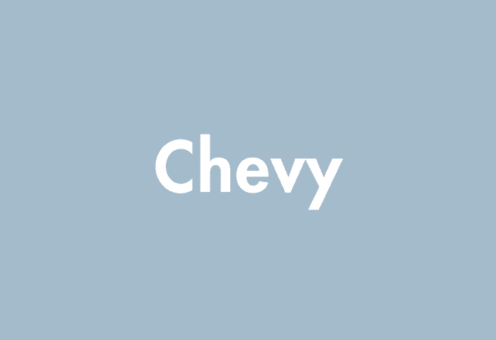 Chevy meaning