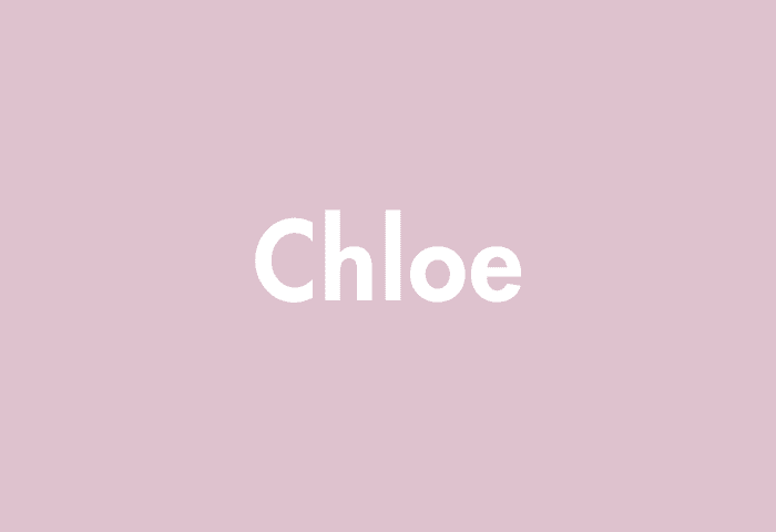 Chloe meaning