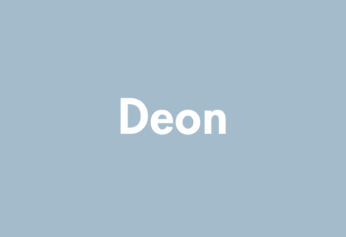 Deon meaning