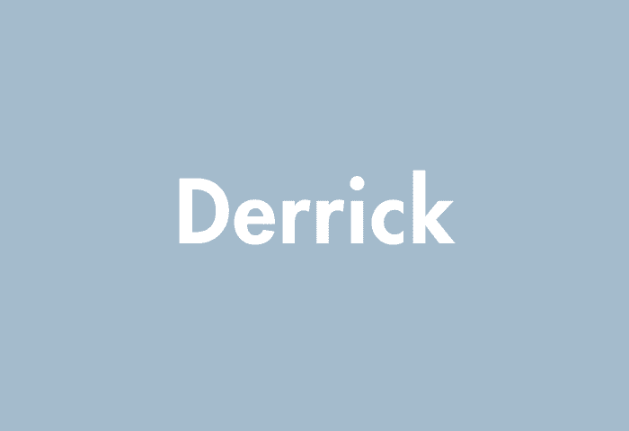 Derrick meaning
