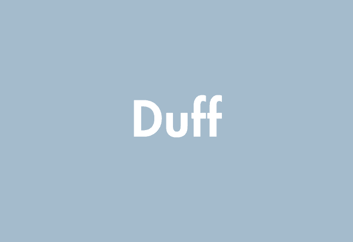 Duff meaning