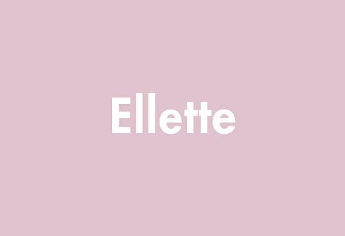Ellette meaning
