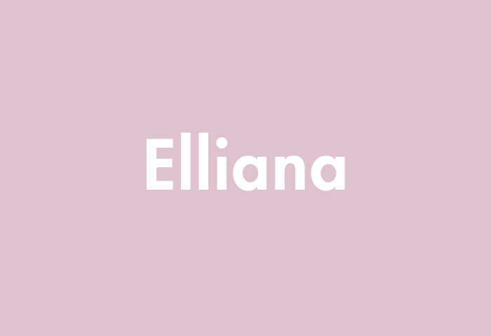 Elliana meaning