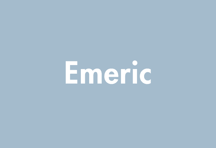 Emeric meaning
