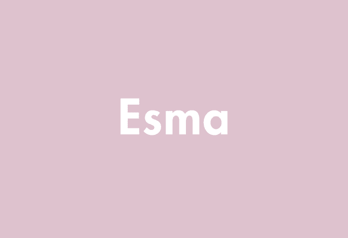 Esma meaning