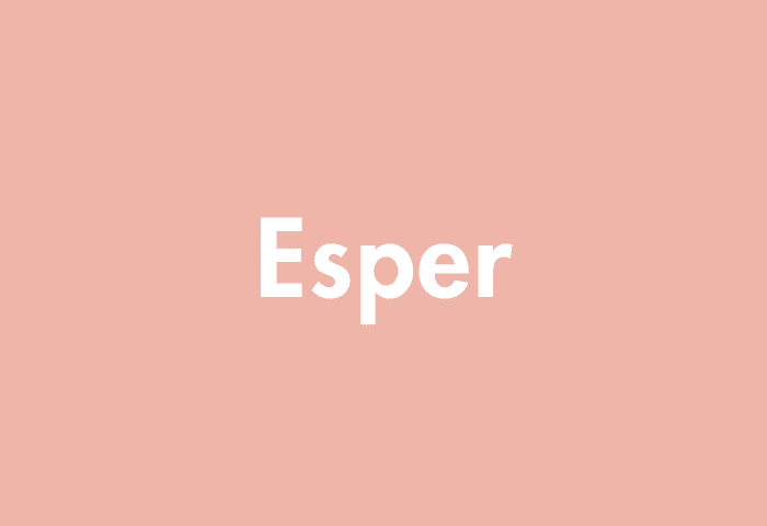 Esper meaning