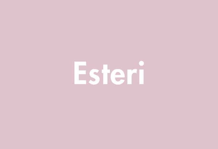Esteri meaning