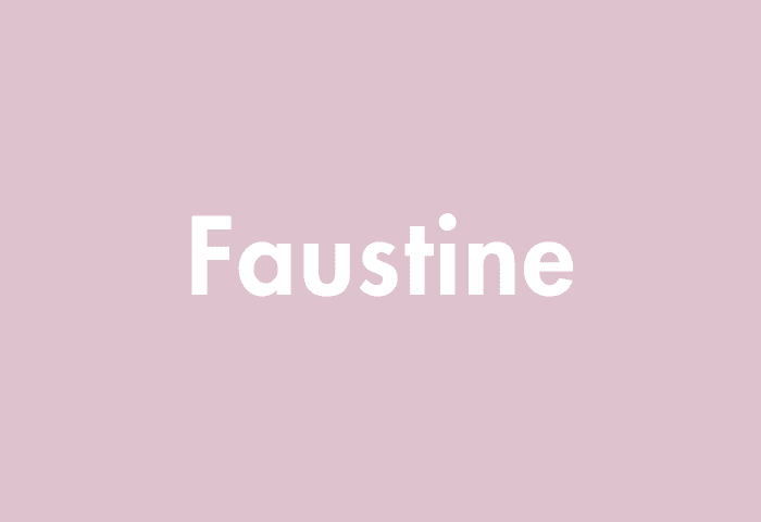 Faustine meaning