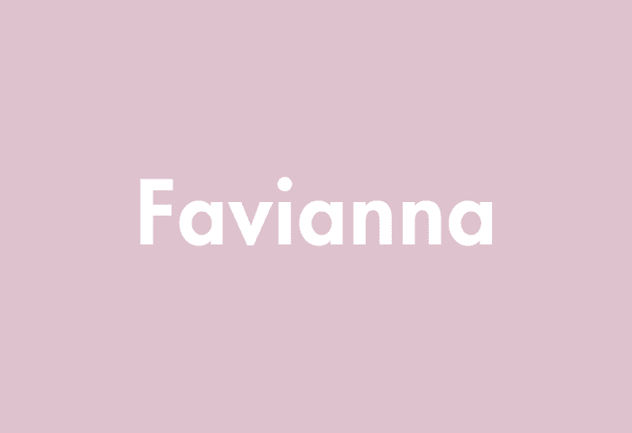 Favianna meaning