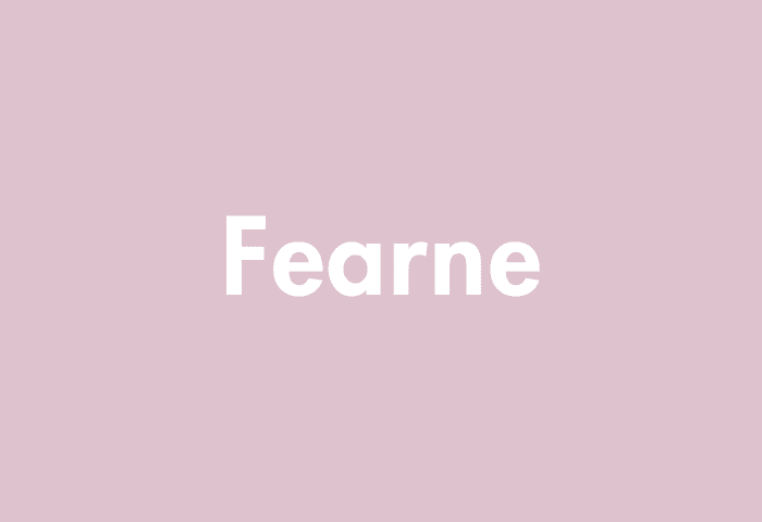 Fearne meaning
