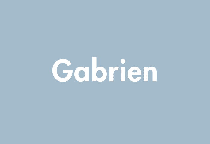 Gabrien meaning