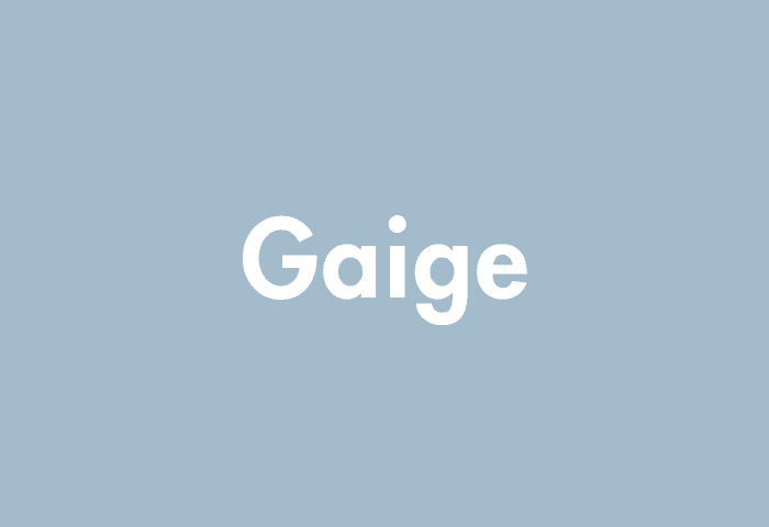 Gaige meaning