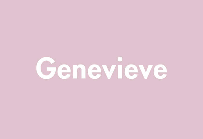 Genevieve meaning
