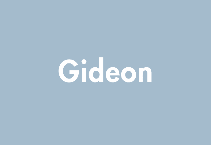 Gideon meaning