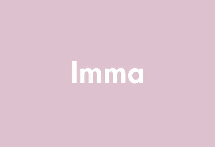 Imma meaning