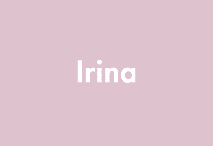 Irina meaning