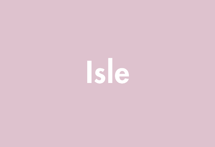 Isle meaning