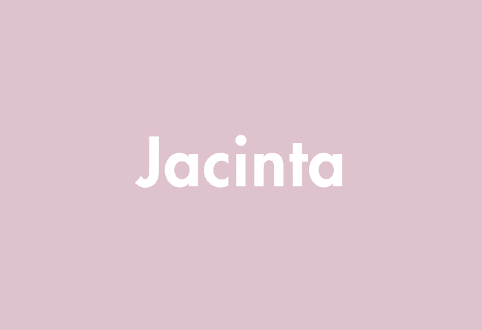 Jacinta meaning