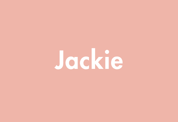 Jackie meaning