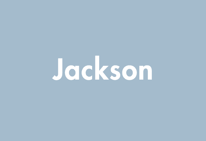 Jackson meaning