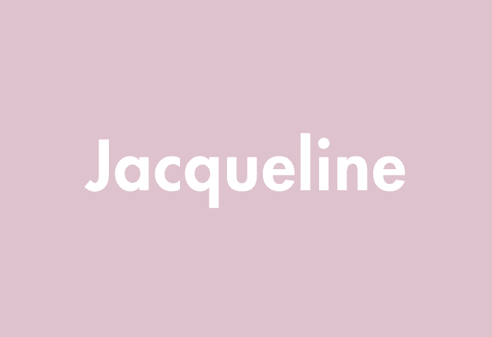 Jacqueline meaning