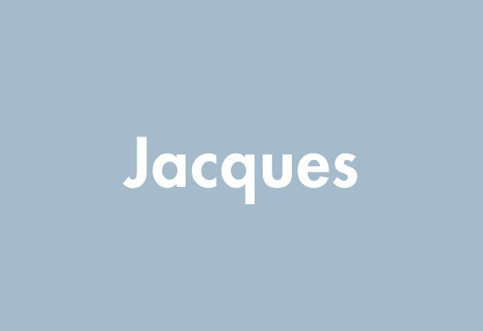 Jacques meaning