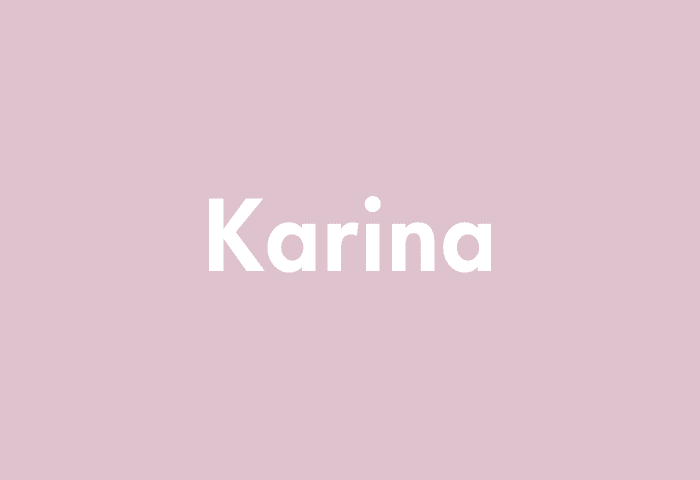 Karina meaning