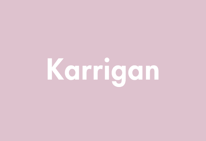 Karrigan meaning