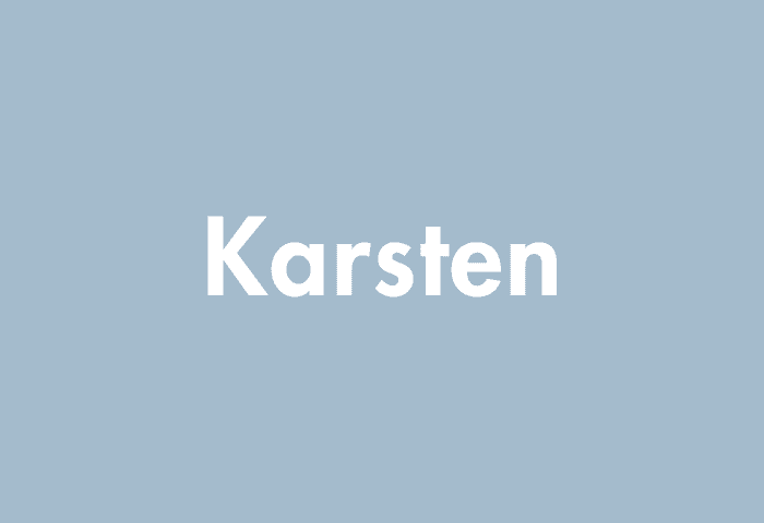 Karsten meaning