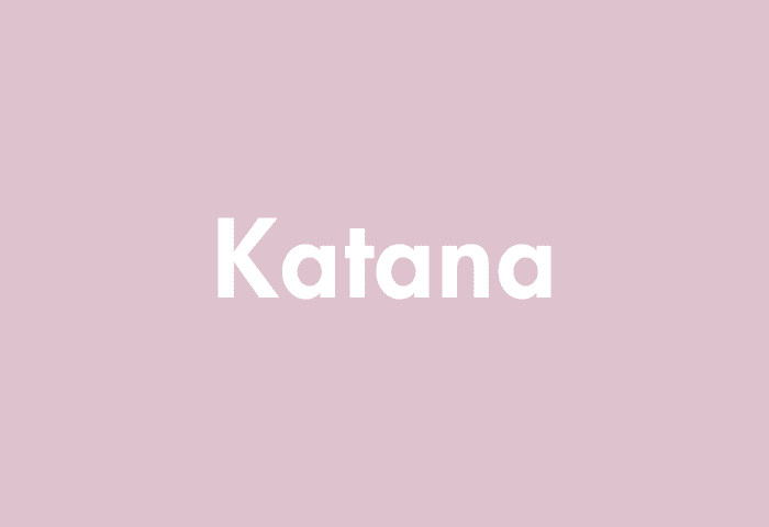 Katana meaning