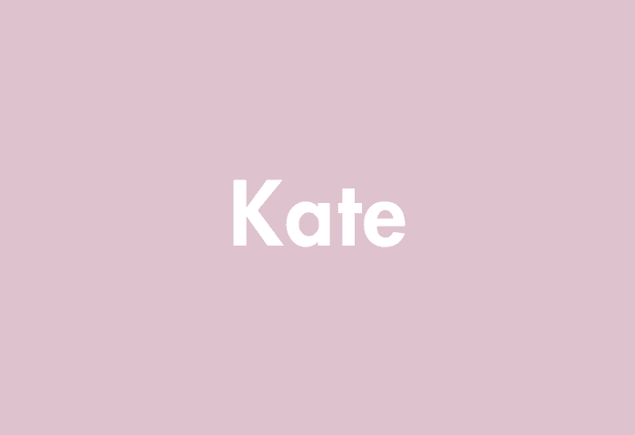 Kate meaning