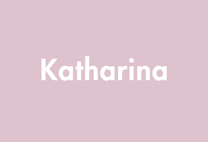 Katharina meaning