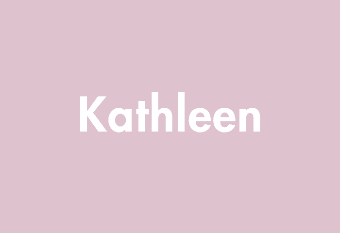 Kathleen meaning