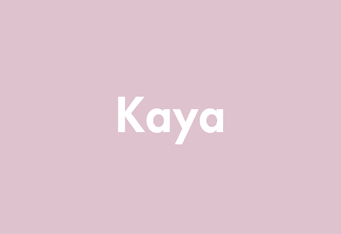 Kaya meaning