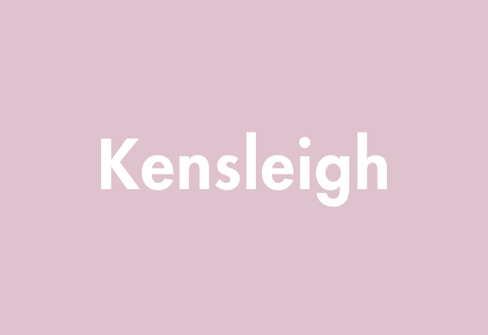 Kensleigh meaning