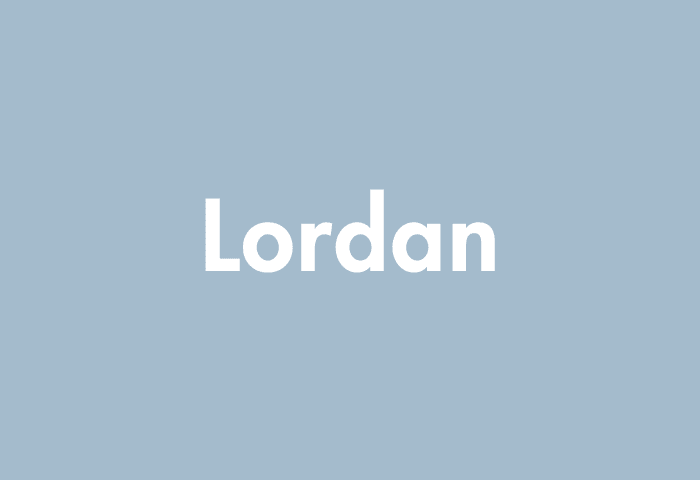 Lordan meaning