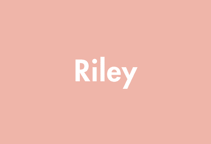Riley meaning