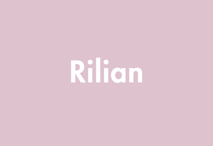 Rilian meaning
