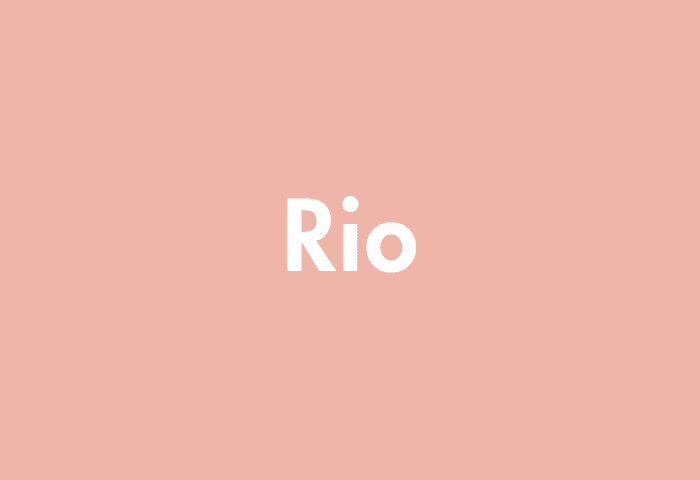 Rio meaning