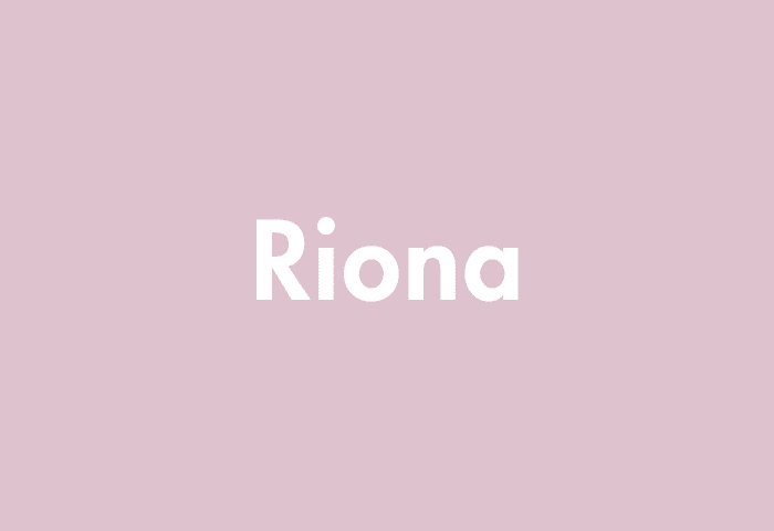 Riona meaning