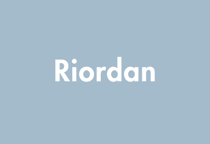 Riordan meaning