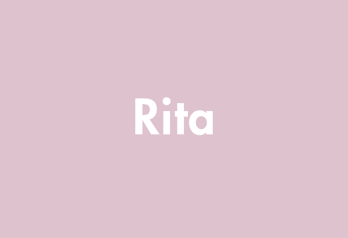 Rita meaning