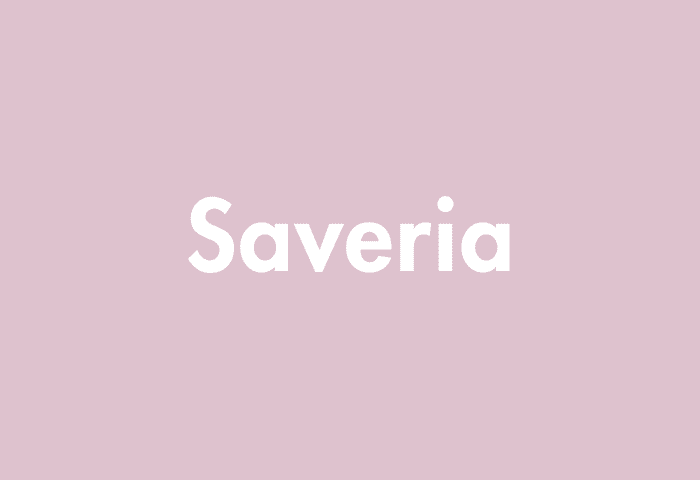 Saveria meaning