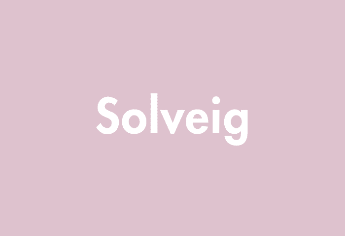 Solveig meaning