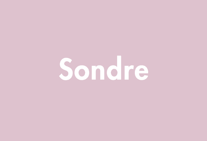 Sondre meaning