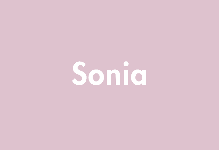 Sonia meaning