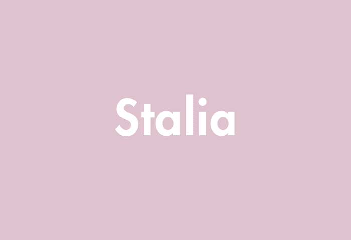 Stalia meaning